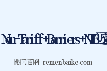 Non-Tariff+Barriers+NTB近义词是什么意思的图片